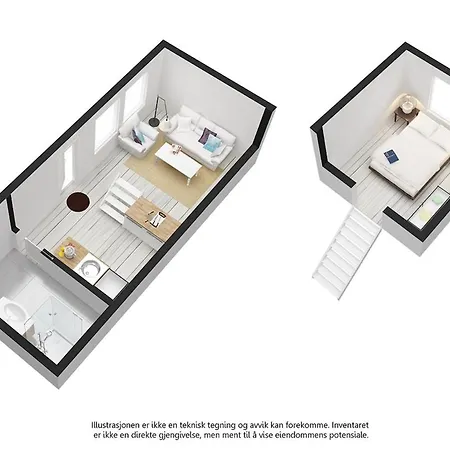 Lysthuset Den Lille - Authentic Wodden House Apartment